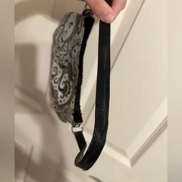 Etro Profumi Paisley Shoulder Bag, Black & White - Picture 10 of 10